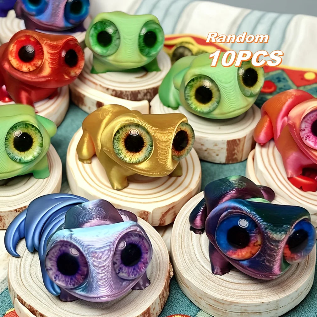 Wigglitz 3D Printed Frog Ornament – Color-Changing Eyes