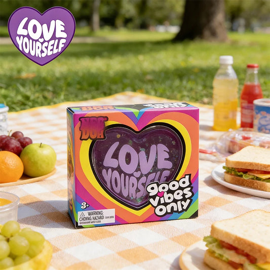 Heart Squishy Gel Stress Ball 💜 – Super Soft Needoh-Style Fidget Toy