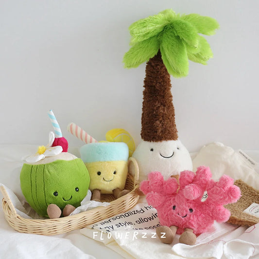 Jelly Cat – Tropical Lemonade, Coconut & Palm Tree Plush