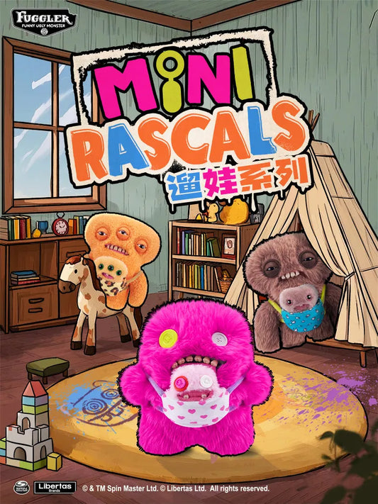 Fuggler Mini Rascals Collectible Plush – Funny Ugly Monster Doll