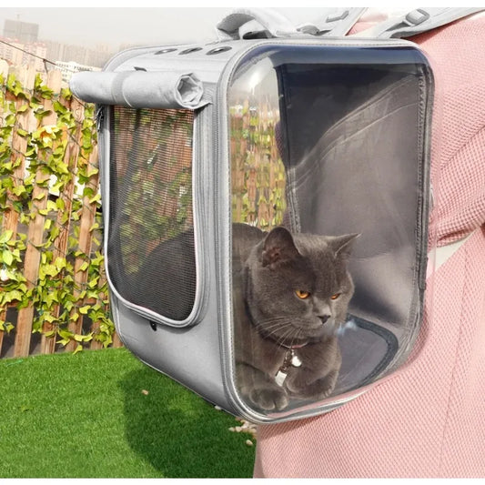 Pet Carrier Backpack – Lightweight Outdoor Travel Bag for Dogs & Cats
