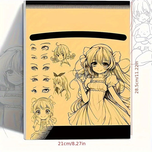 Anime Line Art Sketch Book – Manga Drawing Book for Teen Artists
