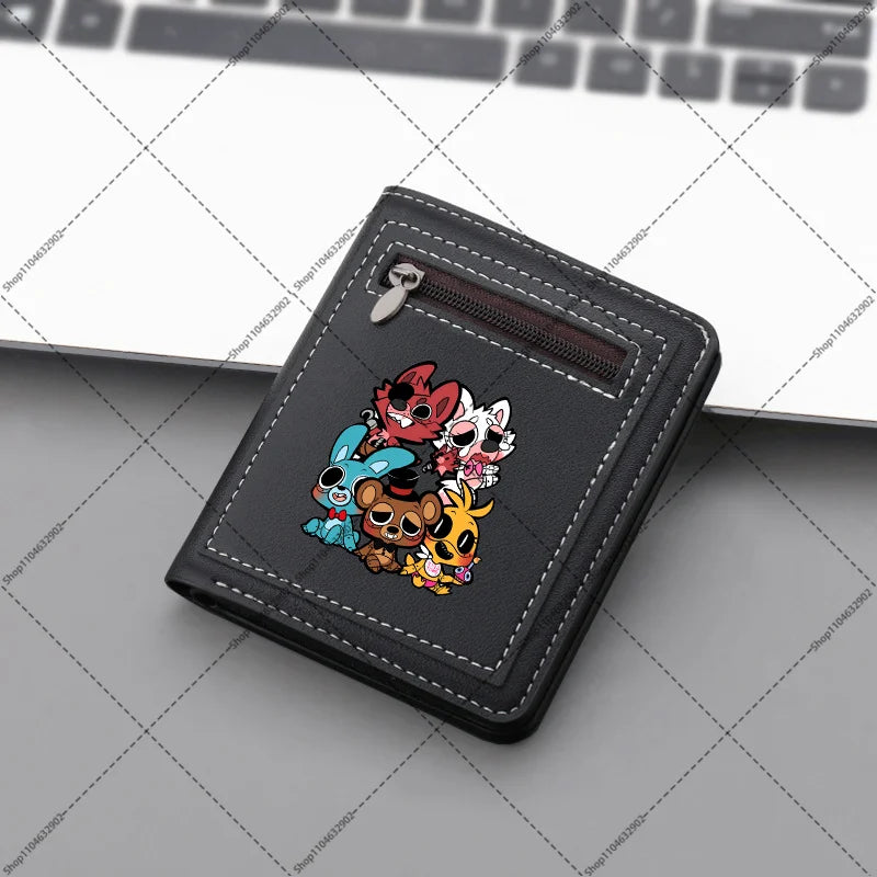 FNAF Wallet – Five Nights at Freddy's Anime Print Portable Purse for Men & Women