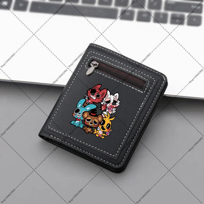 FNAF Wallet – Five Nights at Freddy's Anime Print Portable Purse for Men & Women