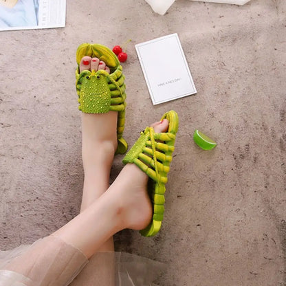 Lobster Slippers – Funny Non-Slip Soft Sole PVC Beach Slides for Men & Women