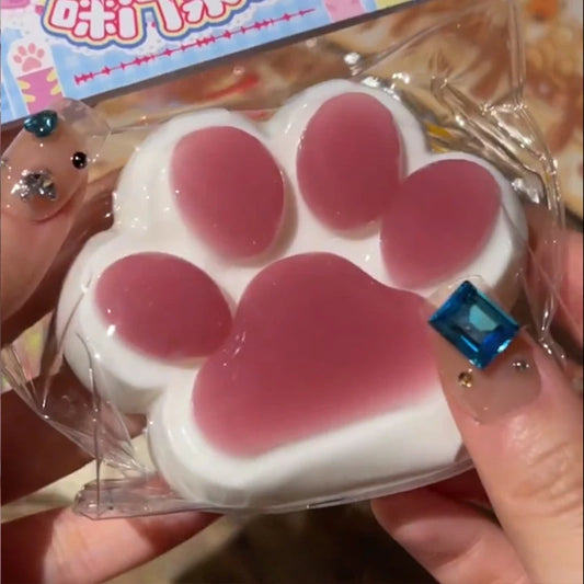 Cat Paw Squeeze Toy – Soft Squishy Stress Relief Jelly Pinch Toy