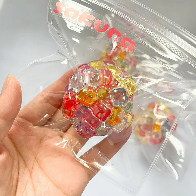 Squishy Ice Bead Stress Ball – Soft Sensory Fidget Toy