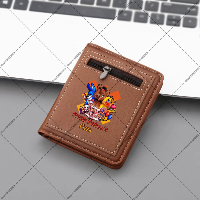 FNAF Wallet – Five Nights at Freddy's Anime Print Portable Purse for Men & Women