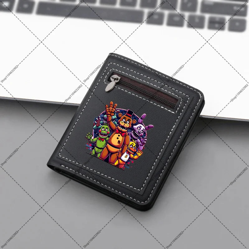 FNAF Wallet – Five Nights at Freddy's Anime Print Portable Purse for Men & Women