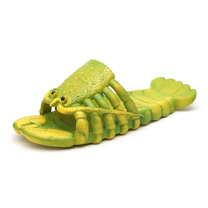 Lobster Slippers – Funny Non-Slip Soft Sole PVC Beach Slides for Men & Women