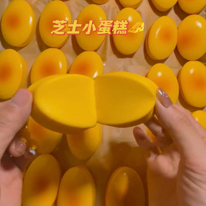 Squishy Cheese Cake Bread – Slow-Rising Stress Relief Squeeze Toy