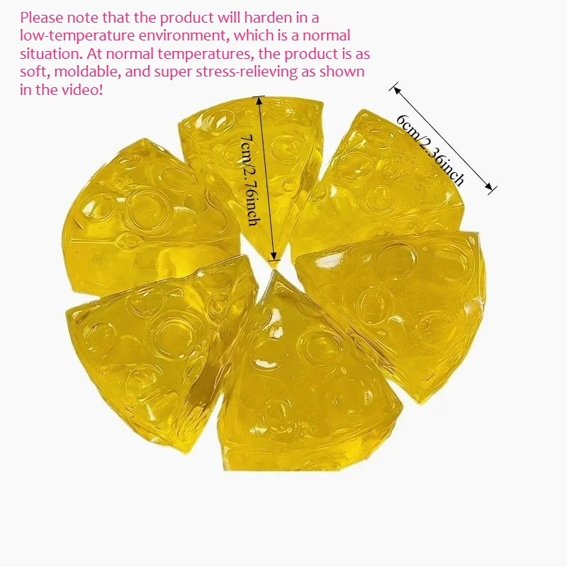 Squishy Honey Cheese Mochi – Super Soft Anti-Stress Squeeze Toy