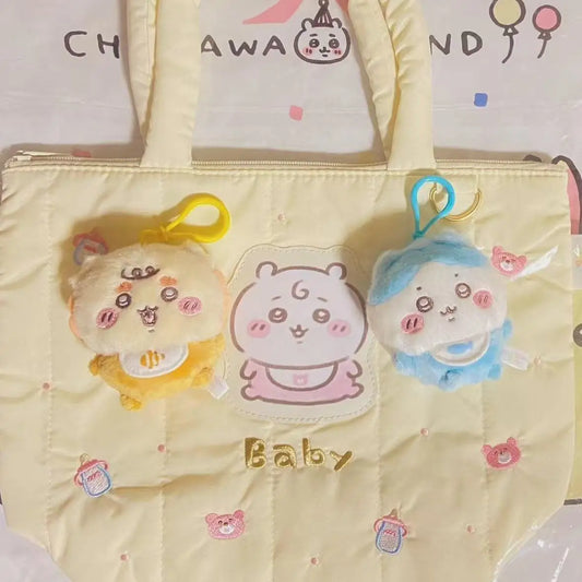 Chiikawa Baby Series Plush Keychain – Usagi Hachiware JiYi Kawaii Bag Charm