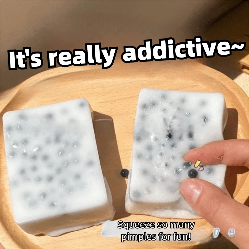 Pimple Popping Sensory Fidget Toy – Reusable Anxiety Relief Squeeze Pad