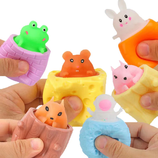 Pop-Up Squishy Cup Toy – Slow Rebound Antistress Fidget for Kids & Adults
