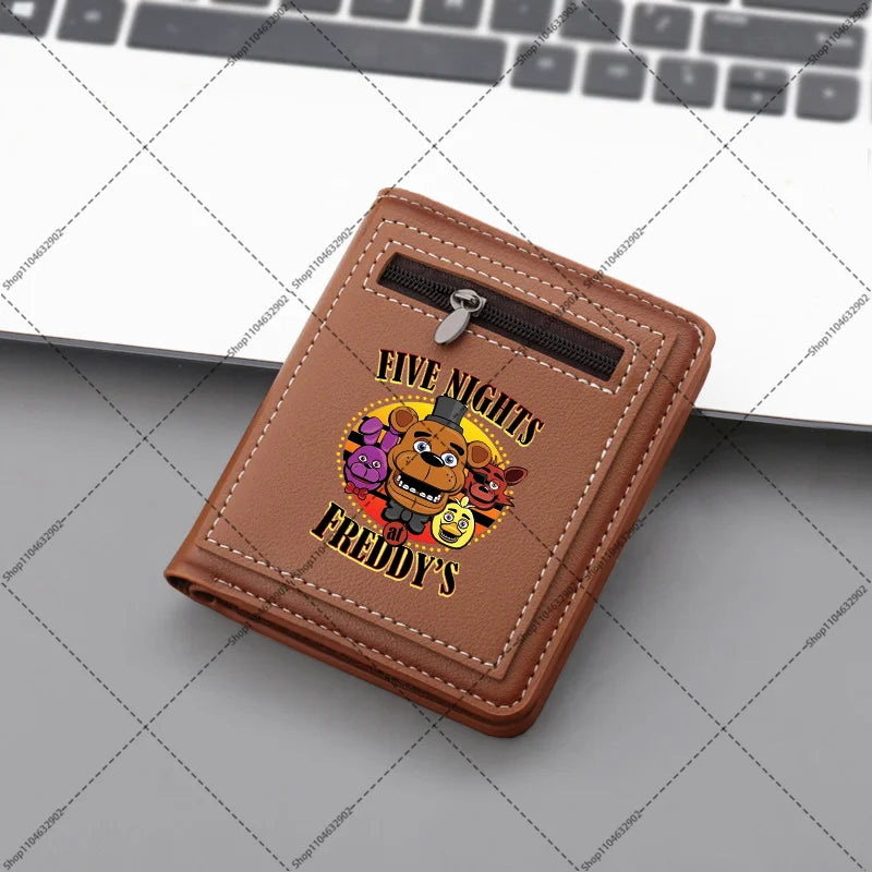 FNAF Wallet – Five Nights at Freddy's Anime Print Portable Purse for Men & Women