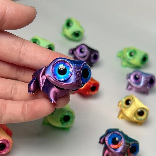 Wigglitz 3D Printed Frog Ornament – Color-Changing Eyes