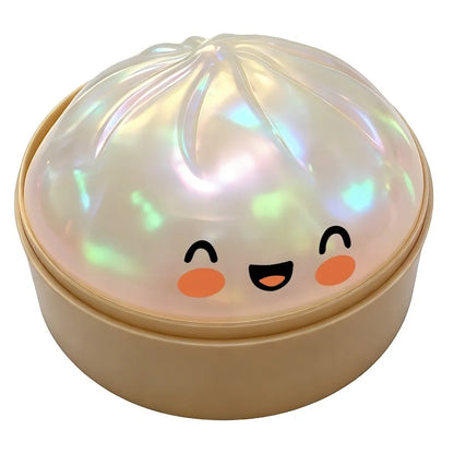 Squishy Dumpling Stress Ball with Steamer Box – Slow Rise Sensory Toy