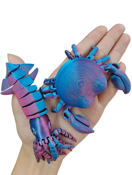 Wigglitz 3D Printed Ocean Animals Figurines – Realistic Sea Creatures