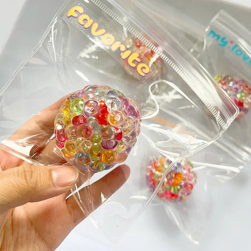 Squishy Ice Bead Stress Ball – Soft Sensory Fidget Toy