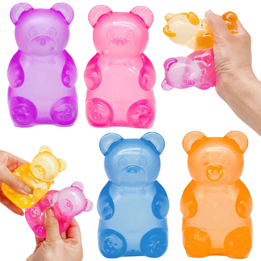 Cute Bear Nee Doh Maltose Squishy Stress Relief Toy