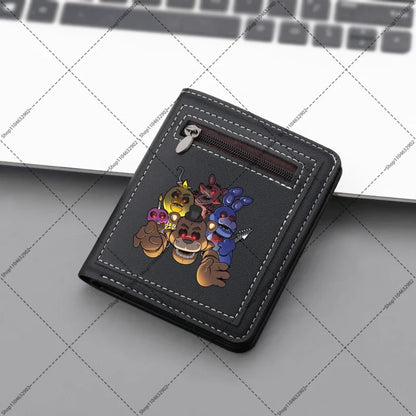 FNAF Wallet – Five Nights at Freddy's Anime Print Portable Purse for Men & Women