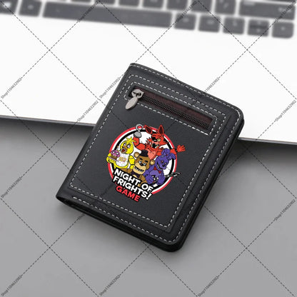 FNAF Wallet – Five Nights at Freddy's Anime Print Portable Purse for Men & Women