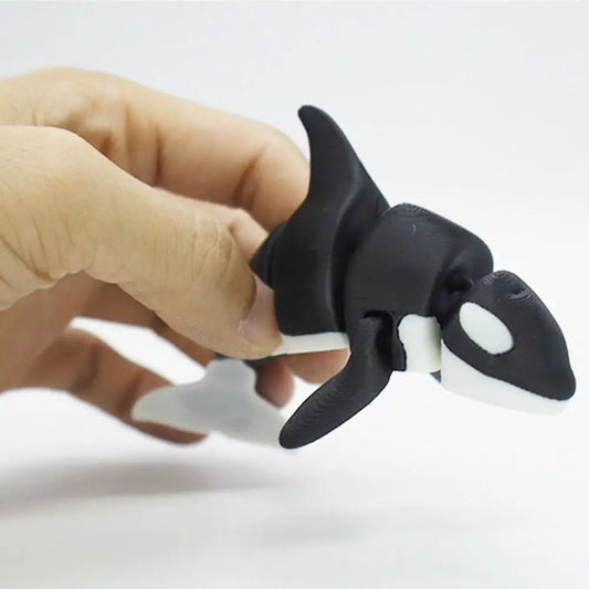 Wigglitz 3D Printed Mini Animal Fidget Figurines – Articulated Desk Toys