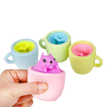 Pop-Up Squishy Cup Toy – Slow Rebound Antistress Fidget for Kids & Adults