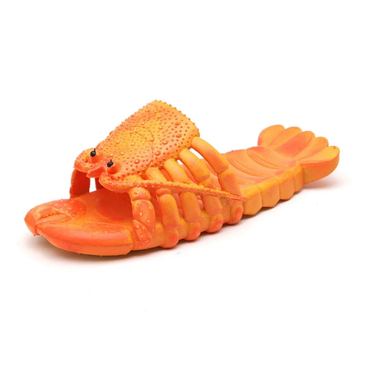 Lobster Slippers – Funny Non-Slip Soft Sole PVC Beach Slides for Men & Women