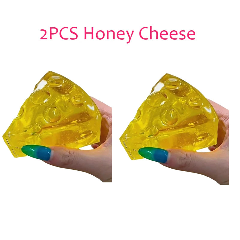 Squishy Honey Cheese Mochi – Super Soft Anti-Stress Squeeze Toy