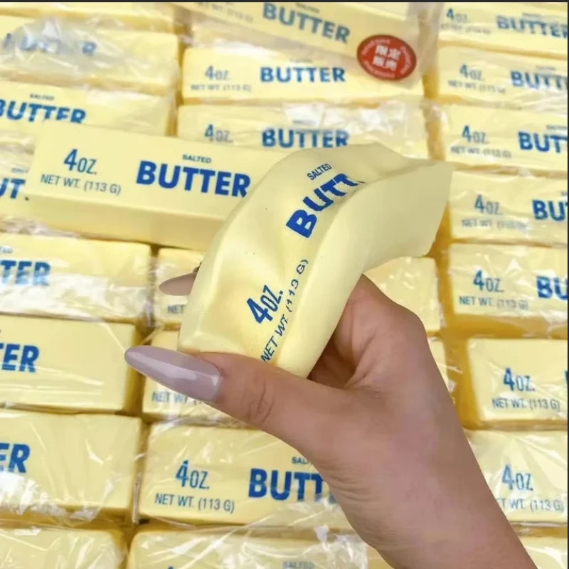 Butter Stick Squishy Kawaii Squishy Slow Rising Squishy Cheese Stick Fidget Toy Stress Relief Toy for Kids Adults