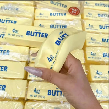 Butter Stick Squishy Kawaii Squishy Slow Rising Squishy Cheese Stick Fidget Toy Stress Relief Toy for Kids Adults