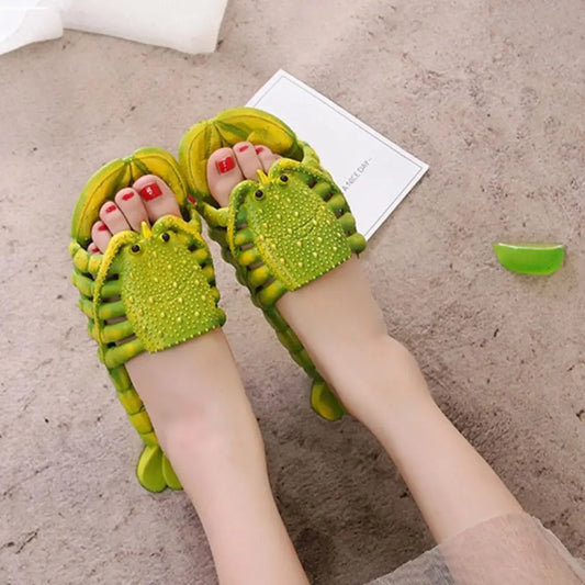 Lobster Slippers – Funny Non-Slip Soft Sole PVC Beach Slides for Men & Women