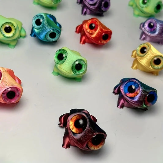 Wigglitz 3D Printed Frog Ornament – Color-Changing Eyes