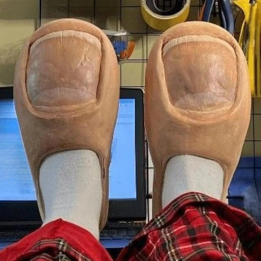 Big Toe Thumb Slippers – Funny Cosplay Prop House Shoes for Masquerade & Theme Parties