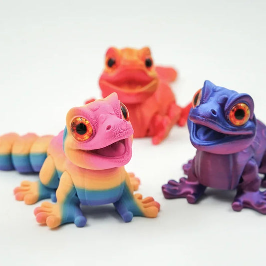 Wigglitz 3D Printed Mini Movable Animals – Cute Sensory Fidget Toy