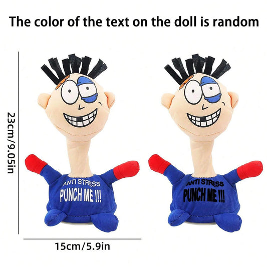 Desktop Punching Stress Doll – Funny Decompression Fidget Toy for Teens