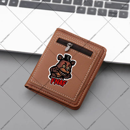 FNAF Wallet – Five Nights at Freddy's Anime Print Portable Purse for Men & Women