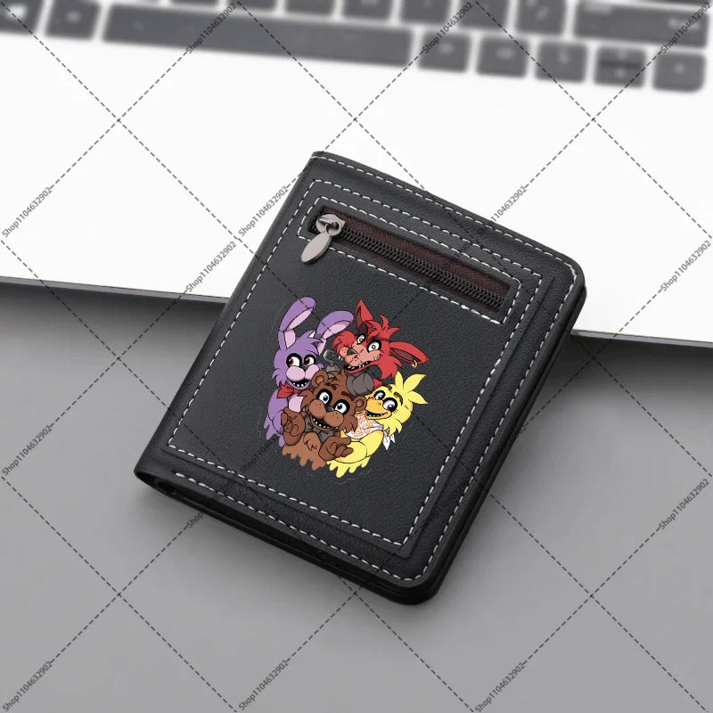 FNAF Wallet – Five Nights at Freddy's Anime Print Portable Purse for Men & Women
