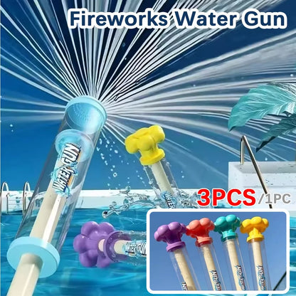 Fireworks Water Gun – Pull-Out Spray Toy for Kids' Summer Water Fights