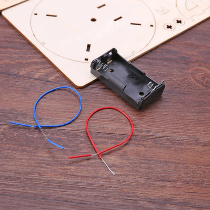 Bubble Noodle DIY Electric Boat Model STEM Science Kit – 3D Wooden Assembly Toy